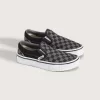 Zapato clásico sin cordones con diseño de cuadros para niños pequeños