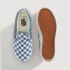 Zapato clásico sin cordones con diseño de cuadros para niños pequeños