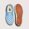 Zapato clásico sin cordones con diseño de cuadros para niños pequeños