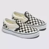 Zapato clásico sin cordones con diseño de cuadros para niños pequeños