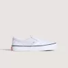 Zapato clásico sin cordones con diseño de cuadros para niños pequeños