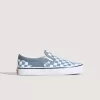 Zapato clásico sin cordones con diseño de cuadros para niños pequeños