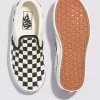 Zapato clásico sin cordones con diseño de cuadros para niños pequeños
