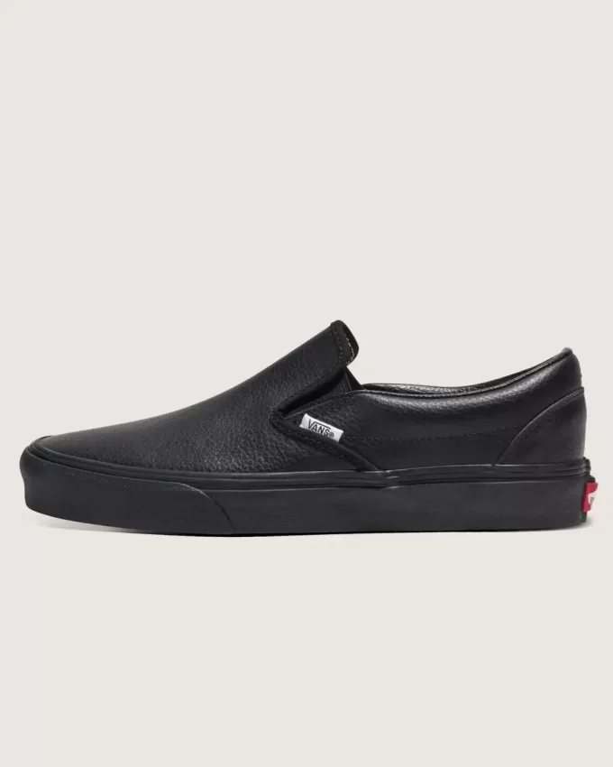 Zapato clásico sin cordones de cuero Customs