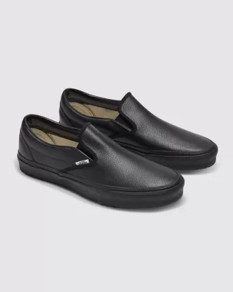 Zapato clásico sin cordones de cuero Customs