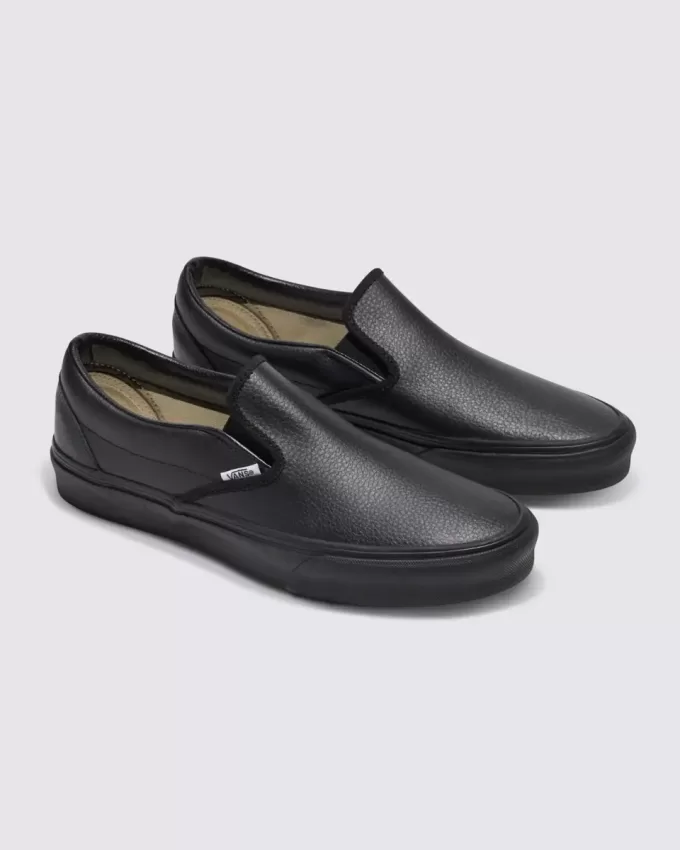 Zapato clásico sin cordones de cuero Customs