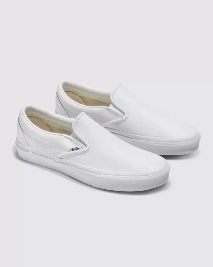 Zapato clásico sin cordones de cuero Customs