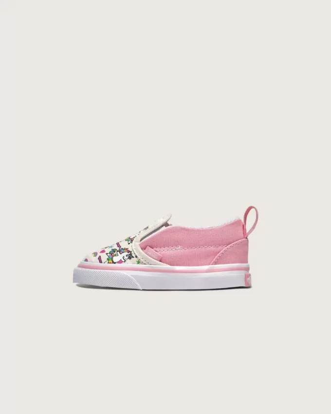 Zapato clásico sin cordones en V para niños pequeños