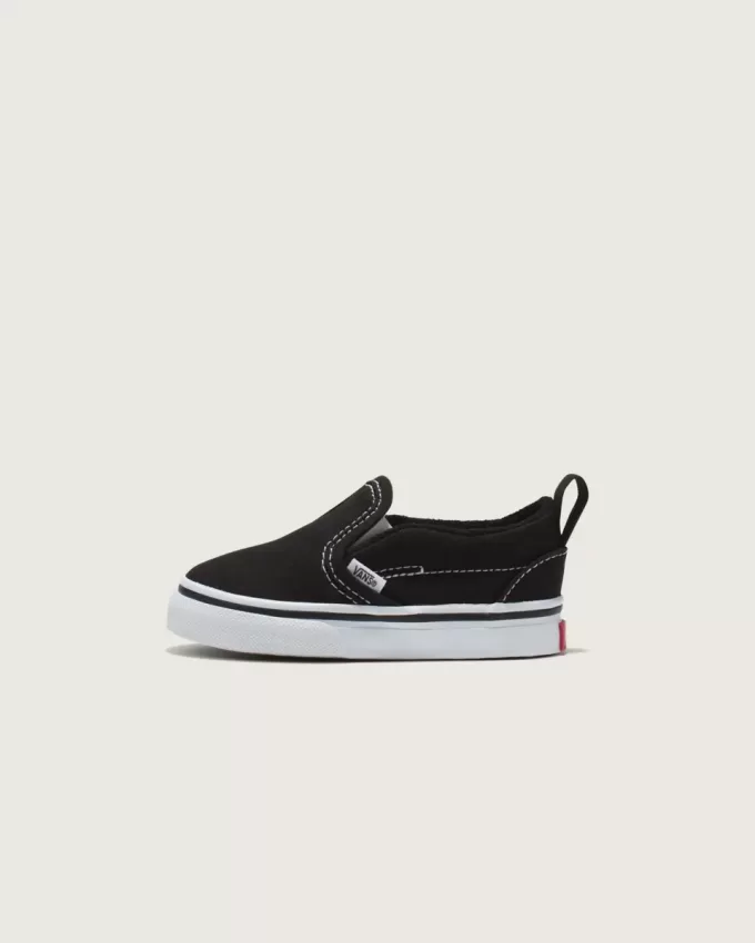 Zapato clásico sin cordones en V para niños pequeños