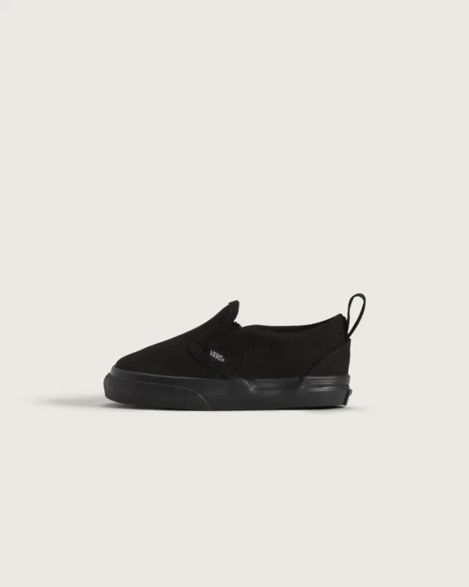 Zapato clásico sin cordones en V para niños pequeños