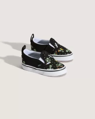 Zapato clásico sin cordones en V para niños pequeños