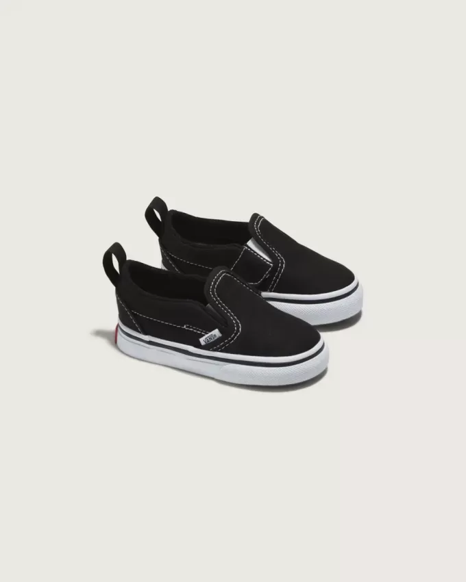 Zapato clásico sin cordones en V para niños pequeños