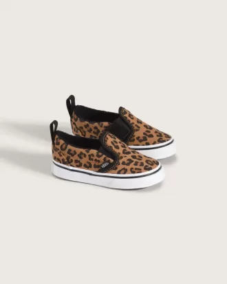 Zapato clásico sin cordones en V para niños pequeños