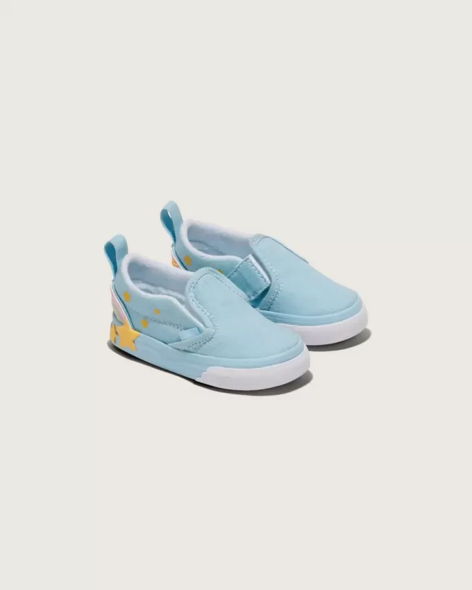 Zapato clásico sin cordones en V para niños pequeños