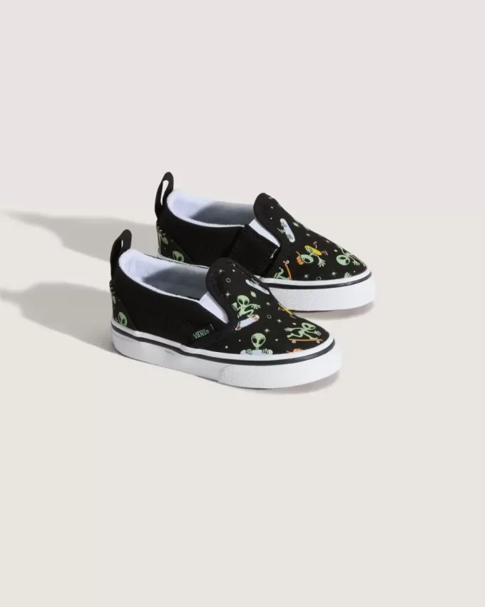 Zapato clásico sin cordones en V para niños pequeños