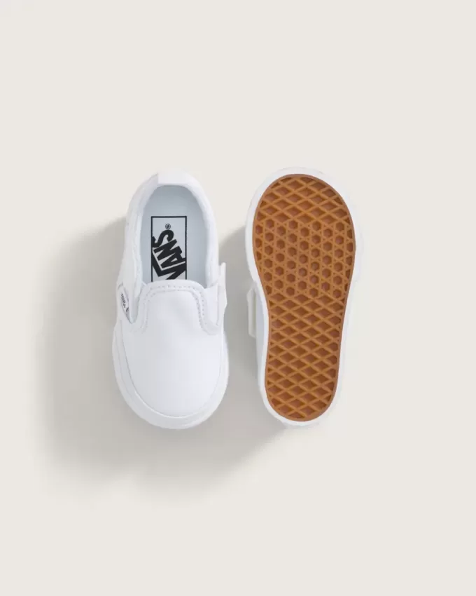 Zapato clásico sin cordones en V para niños pequeños