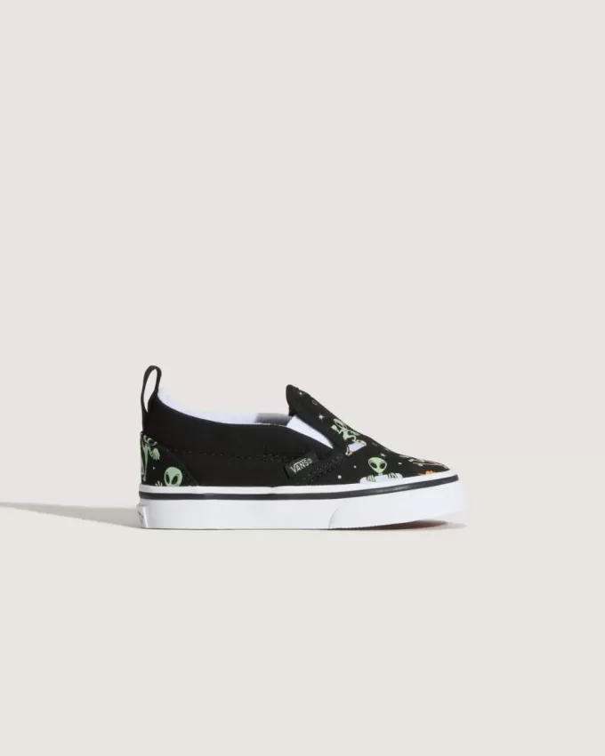 Zapato clásico sin cordones en V para niños pequeños
