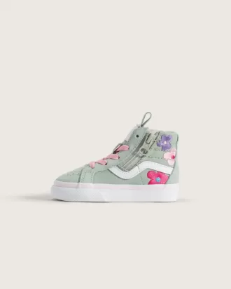 Zapato con cremallera lateral Sk8-Hi para niños pequeños