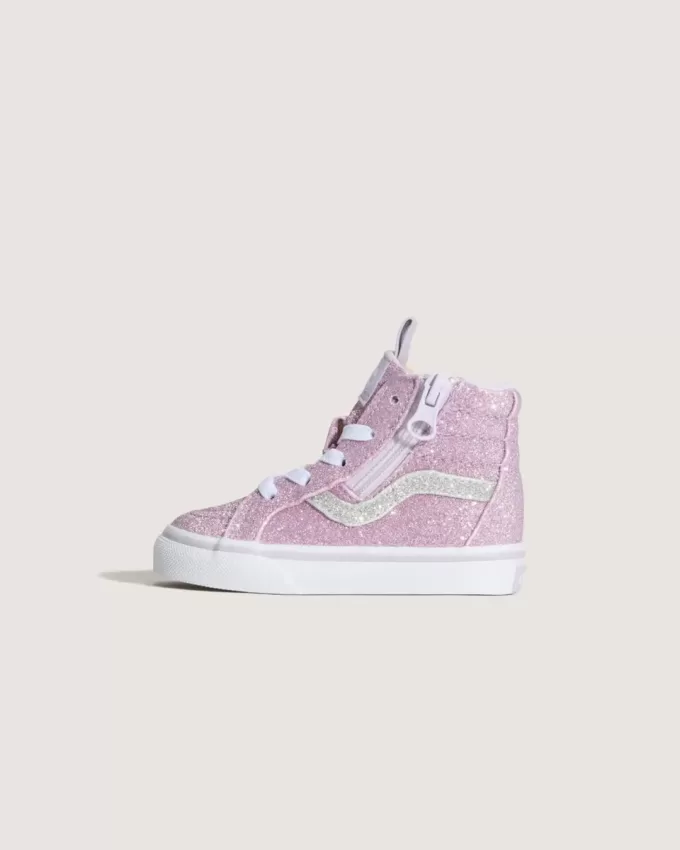 Zapato con cremallera lateral Sk8-Hi para niños pequeños