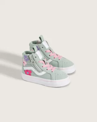 Zapato con cremallera lateral Sk8-Hi para niños pequeños