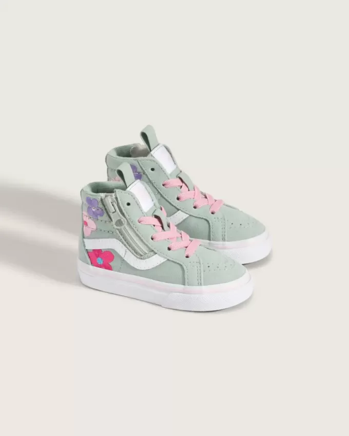 Zapato con cremallera lateral Sk8-Hi para niños pequeños