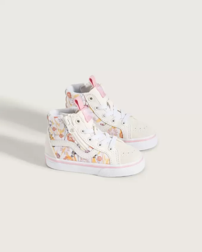 Zapato con cremallera lateral Sk8-Hi para niños pequeños