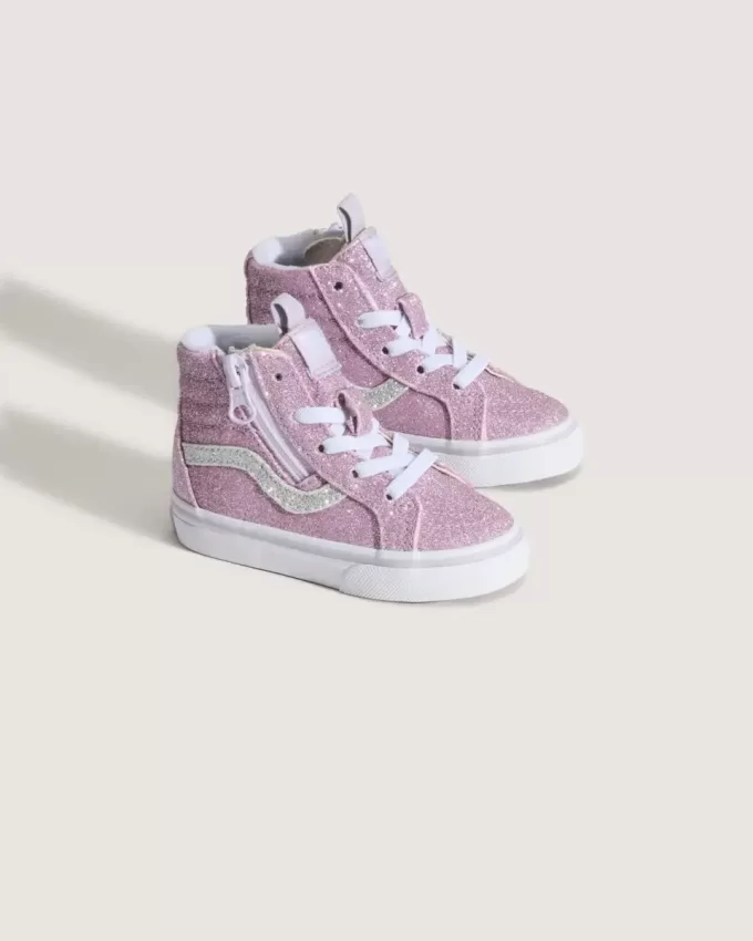Zapato con cremallera lateral Sk8-Hi para niños pequeños
