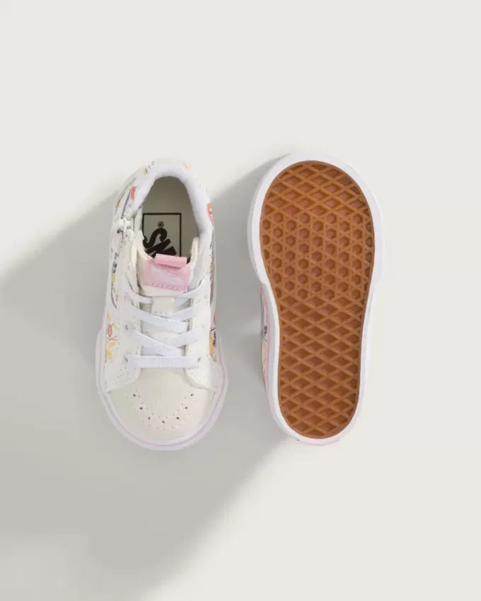 Zapato con cremallera lateral Sk8-Hi para niños pequeños