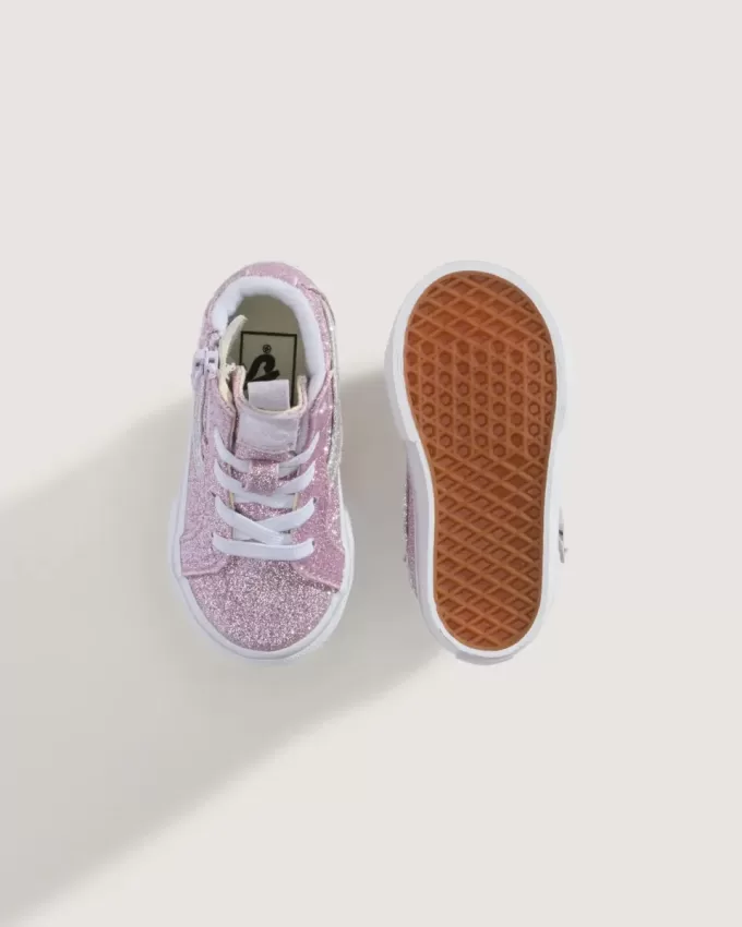 Zapato con cremallera lateral Sk8-Hi para niños pequeños