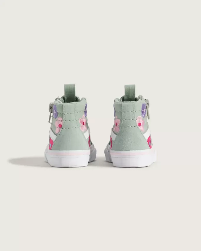 Zapato con cremallera lateral Sk8-Hi para niños pequeños