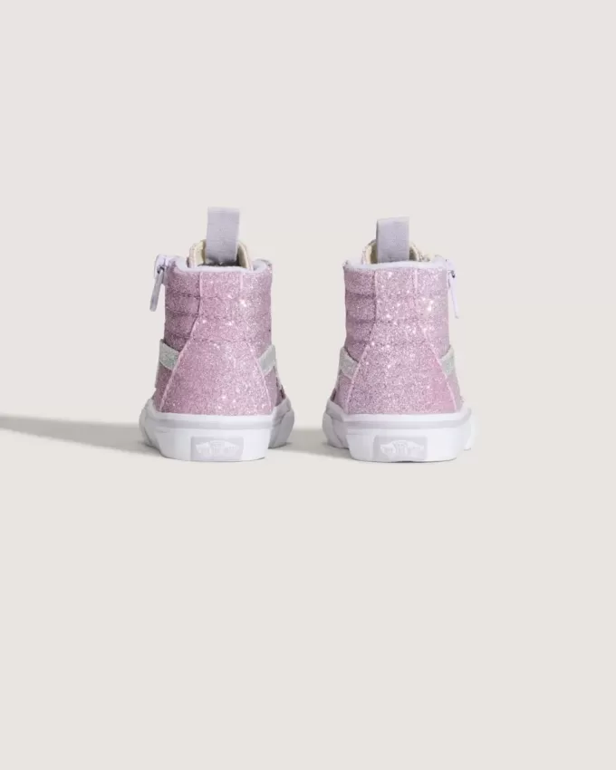 Zapato con cremallera lateral Sk8-Hi para niños pequeños