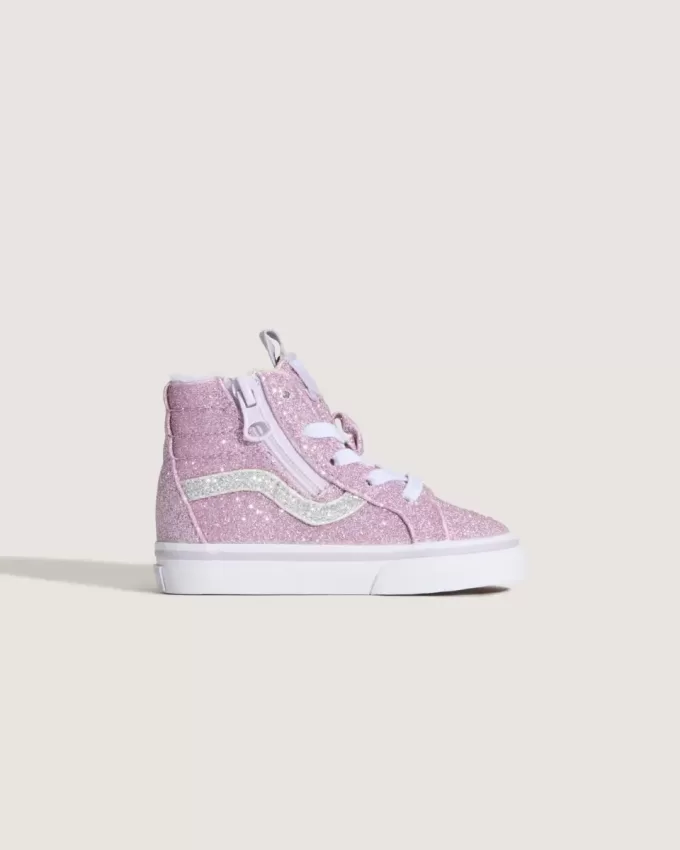 Zapato con cremallera lateral Sk8-Hi para niños pequeños