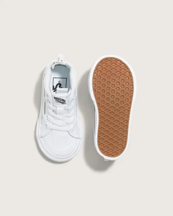 Zapato con cremallera Sk8-Hi para niños pequeños