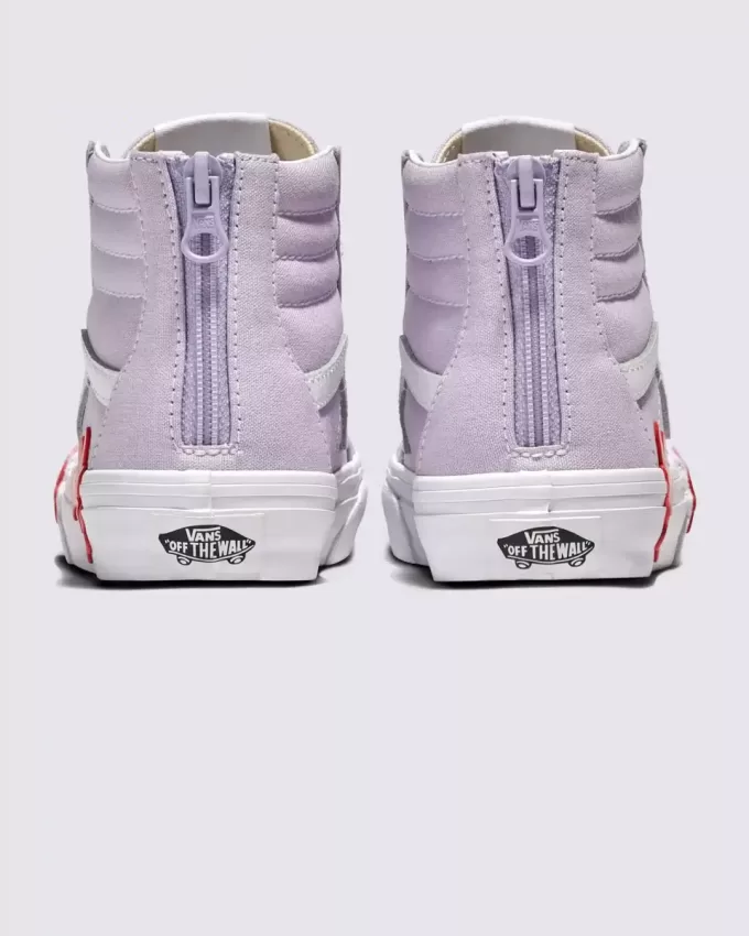Zapato con flores Sk8-Hi-Zip para niños pequeños
