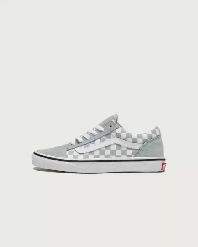 Zapato de cuadros Old Skool para niños grandes