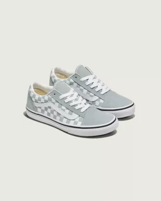 Zapato de cuadros Old Skool para niños grandes