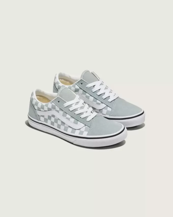 Zapato de cuadros Old Skool para niños grandes