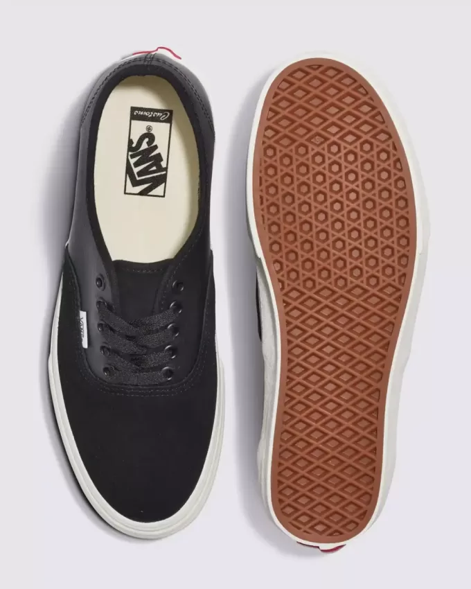Zapato de cuero auténtico de Customs