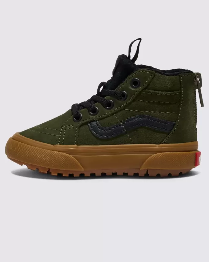 Zapato de goma con cremallera Sk8-Hi para niños pequeños