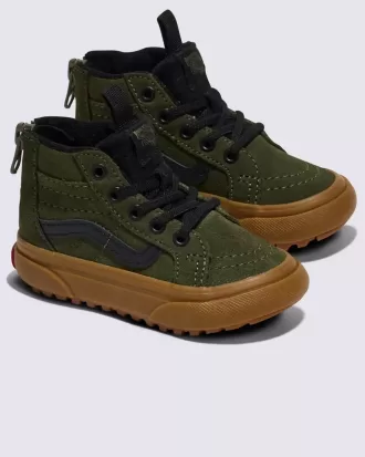 Zapato de goma con cremallera Sk8-Hi para niños pequeños