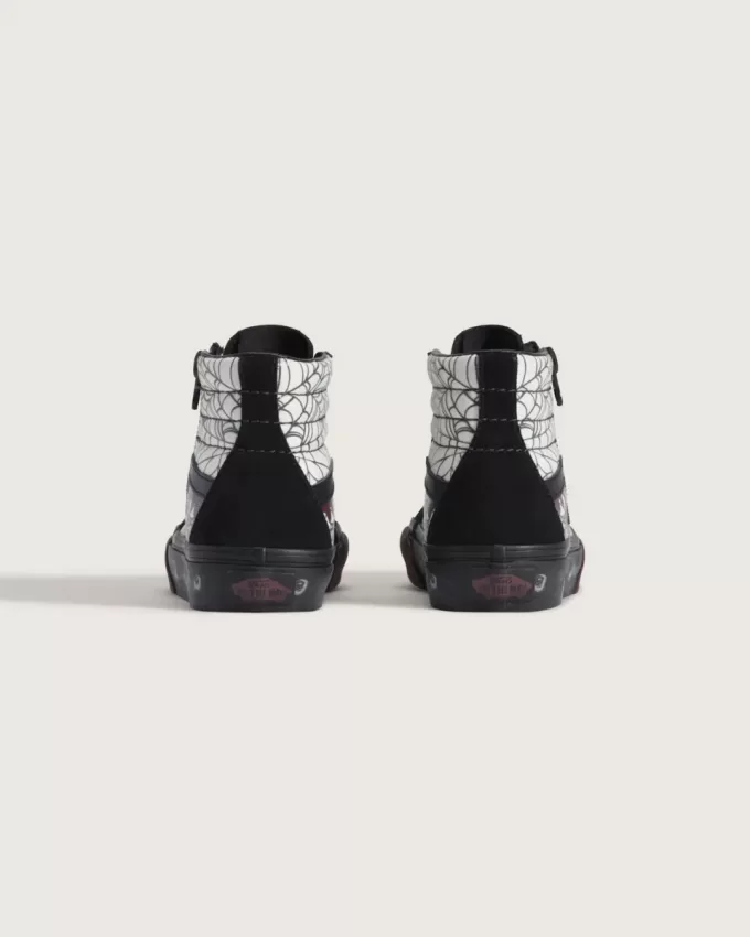 Zapato de Halloween con cremallera lateral Sk8-Hi para niños pequeños