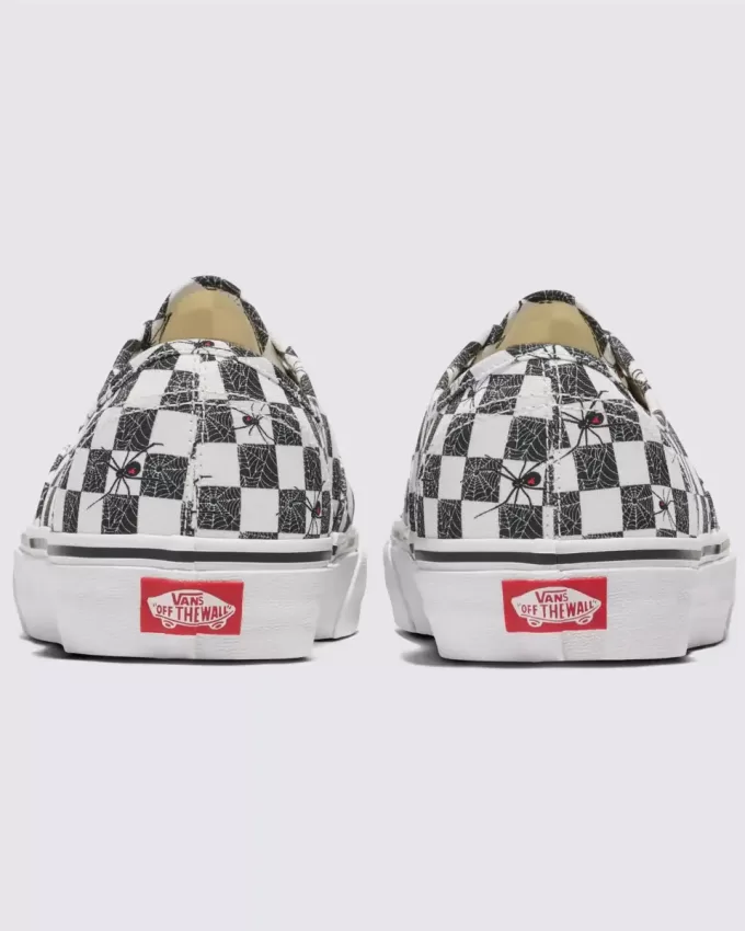 Zapato de Halloween con diseño de cuadros auténtico de Customs