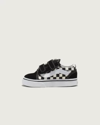 Zapato Old Skool V Checkerboard para niños pequeños