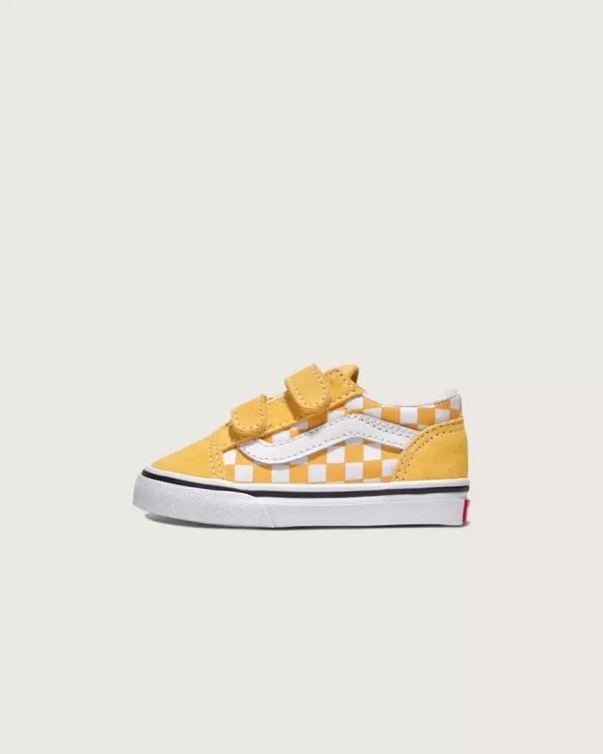 Zapato Old Skool V Checkerboard para niños pequeños