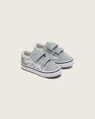 Zapato Old Skool V Checkerboard para niños pequeños