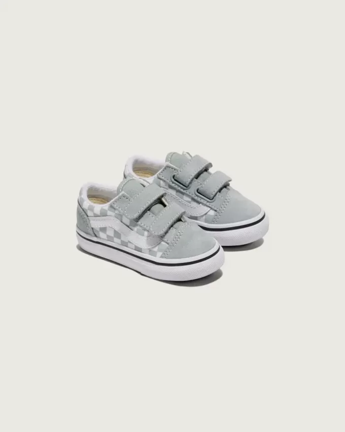 Zapato Old Skool V Checkerboard para niños pequeños