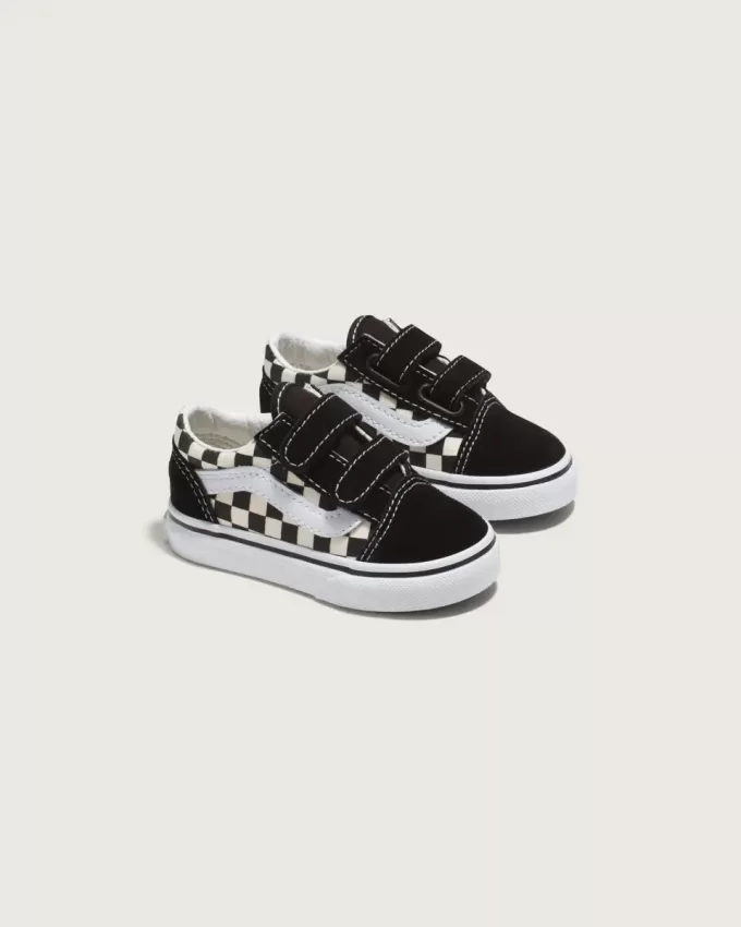 Zapato Old Skool V Checkerboard para niños pequeños
