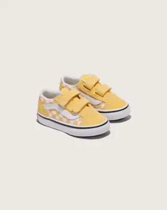 Zapato Old Skool V Checkerboard para niños pequeños