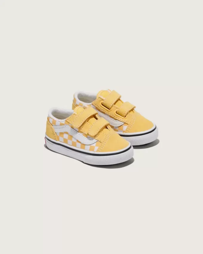 Zapato Old Skool V Checkerboard para niños pequeños