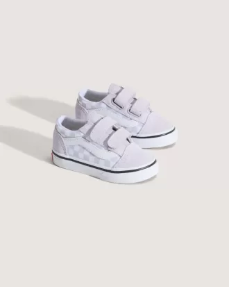 Zapato Old Skool V Checkerboard para niños pequeños